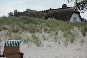 the island of zingst at the baltic sea photo