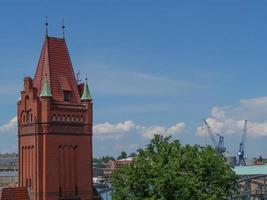 Luebeck,germany,2020-The city of Luebeck at the baltic sea in germany photo