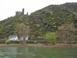 the river rhine in germany photo