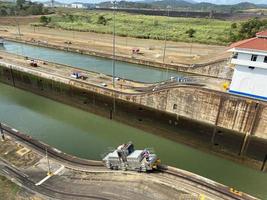 panama city and the panama channel photo