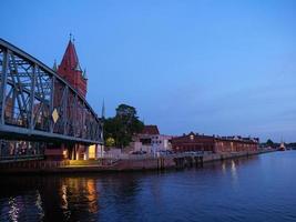 Luebeck,germany,2020-The city of Luebeck at the baltic sea in germany photo
