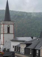 the river rhine near bingen photo