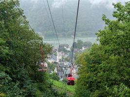 the river rhine near bingen photo