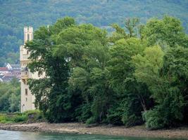 the river rhine near bingen photo