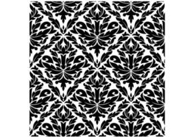 Seamless pattern in damask style vector