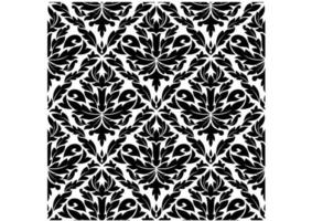 Seamless pattern in damask style vector