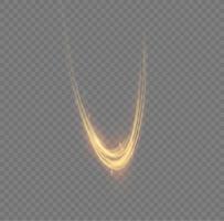 White glowing shiny lines effect vector background. Luminous white lines of speed. Light glowing effect. Light trail wave, fire path trace line and incandescence curve twirl.