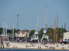 Luebeck,germany,2020-The city of Luebeck at the baltic sea in germany photo