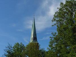 Luebeck,germany,2020-The city of Luebeck at the baltic sea in germany photo