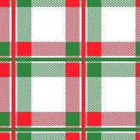 patrón transparente de vector de cuadros de tartán rojo, verde, blanco. concepto temático festivo de navidad y año nuevo. gran impresión para textiles, telas, papel para envolver, papeles pintados.