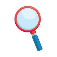 magnifying glass tool vector