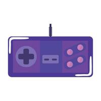 control de videojuegos retro vector