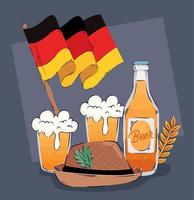 oktoberfest celebration poster vector