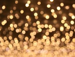 Multicolored defocused bokeh lights background photo