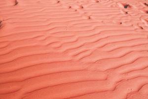 fondo de color coral vivo, color del año 2019, textura de duna de arena en el desierto foto
