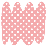 carino forma polka punto png