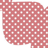 carino forma polka punto png