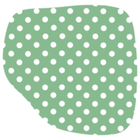 Cute Shape polka dot png