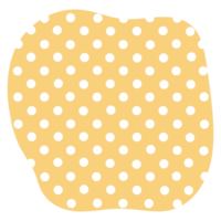 carino forma polka punto png