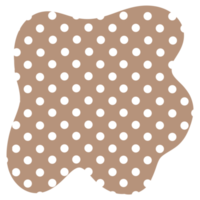 Cute Shape polka dot png