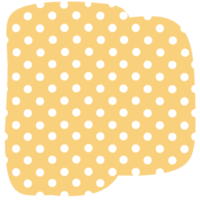 carino forma polka punto png