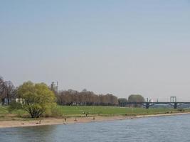 the river rhine in germany photo