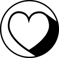 coeur icône inscrivez vous symbole daigner png