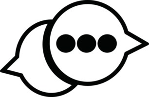 pratbubbla ikon tecken symbol design png