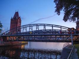 Luebeck,germany,2020-The city of Luebeck at the baltic sea in germany photo