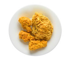 pollo frito crujiente espolvoreado png