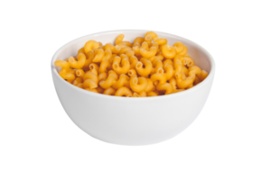 bowl of chips, macaroni