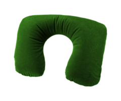 almohada de cuello verde png