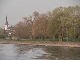 the river rhine in germany photo