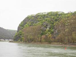 the river rhine in germany photo