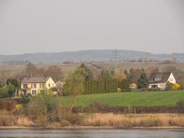 the river rhine in germany photo