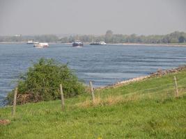 the river rhine in germany photo