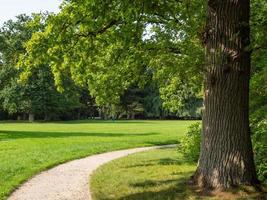 summer time in a park in northern germany photo