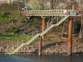 the rhine river near cologne photo