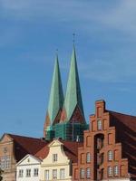 Luebeck,germany,2020-The city of Luebeck at the baltic sea in germany photo