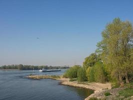 the river rhine in germany photo