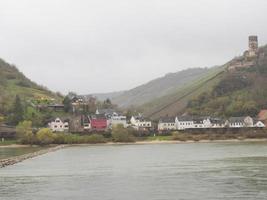 River cruise on the rhine in germany photo