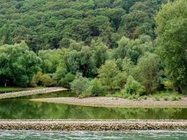 el río rin cerca de bingen foto