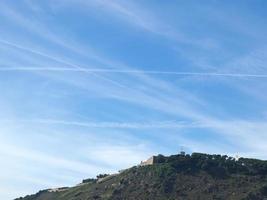 Barcelona city at the mediterranean sea photo