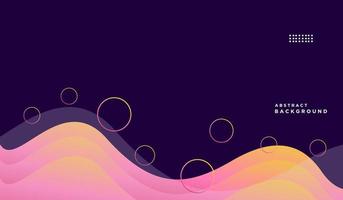 Background wave gradient colorful illustration vector