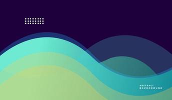 Background wave gradient colorful illustration vector