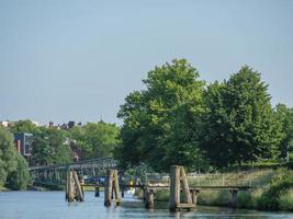 Luebeck,germany,2020-The city of Luebeck at the baltic sea in germany photo