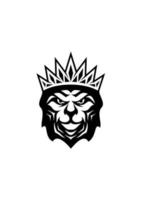 Heraldic crowned Lion vector