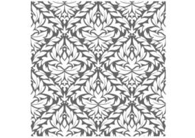 Damask seamless background vector