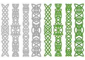 Celtic ornaments and elements vector