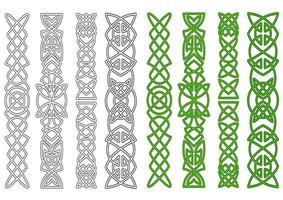 Celtic ornaments and elements vector